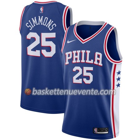Maillot Basket Philadelphia 76ers Ben Simmons 25 2019-20 Nike Icon Edition Swingman - Homme
